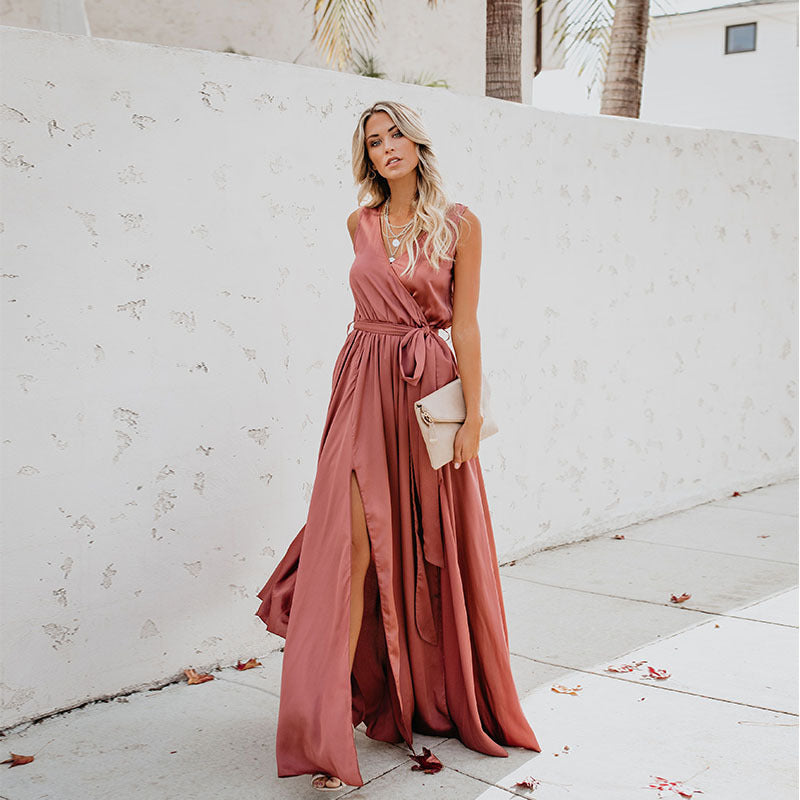 Luxueus Lang Modedress