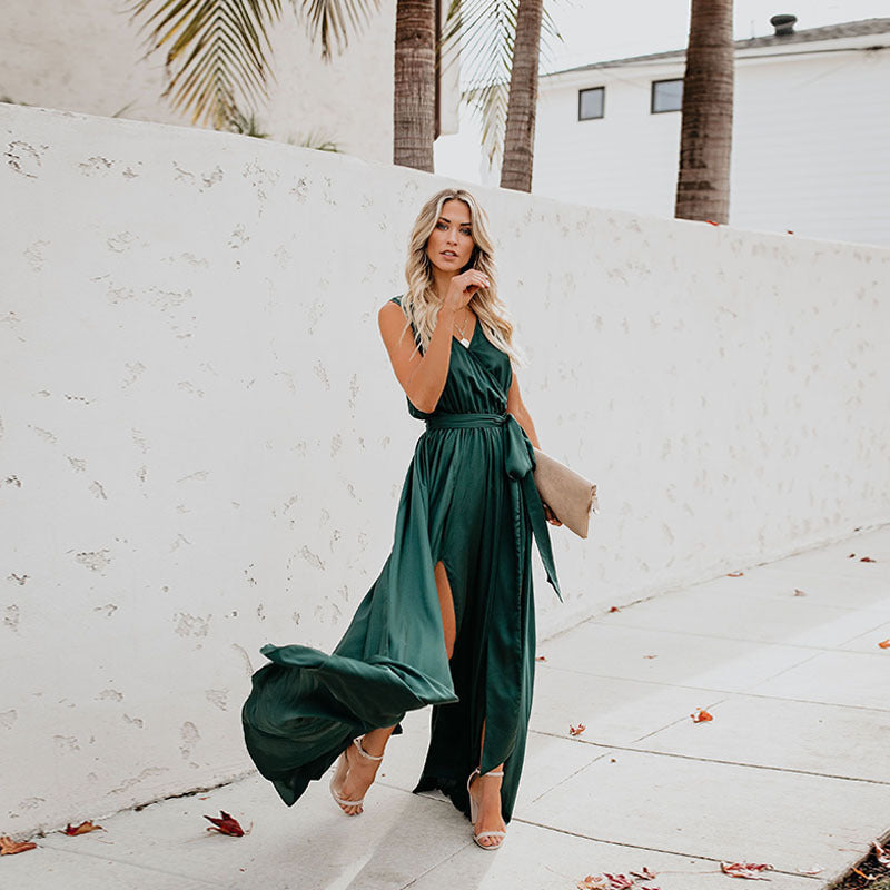 Luxueus Lang Modedress