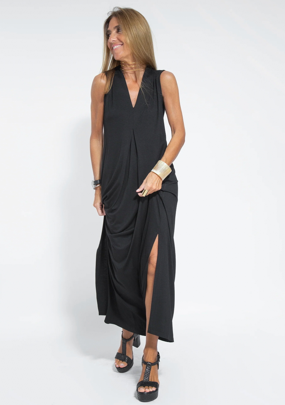 Elegante Figurvormende Jurk-En-Vest