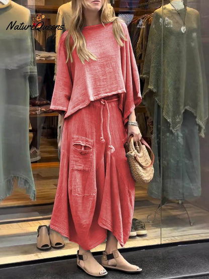 Elegante Casual-Tweedelige Jurk